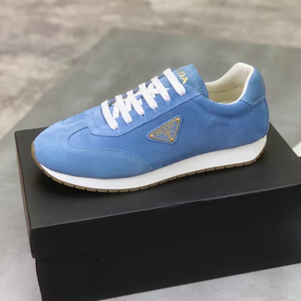 Prada Men's Blue Sneakers